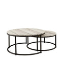 Anson Round Coffee Table set of 2 - Paulas Home & Living
