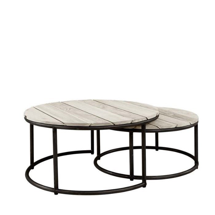 Anson Round Coffee Table set of 2 - Paulas Home & Living