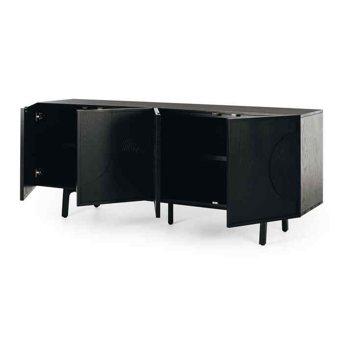 Arc Sideboard - Black - 2000w - Paulas Home & Living