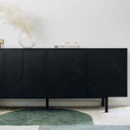 Arc Sideboard - Black - 2000w - Paulas Home & Living