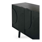 Arc Sideboard - Black - 2000w - Paulas Home & Living