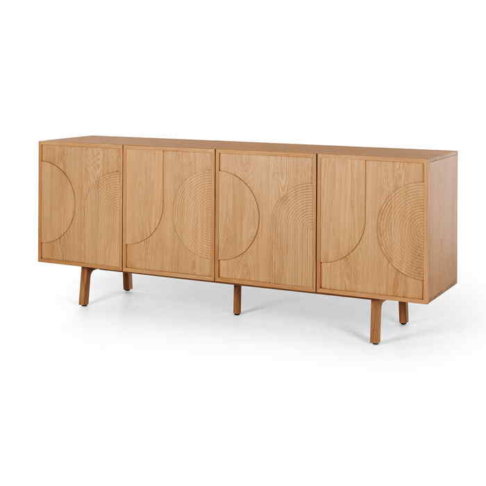Arc Sideboard - Natural - 2000w - Paulas Home & Living