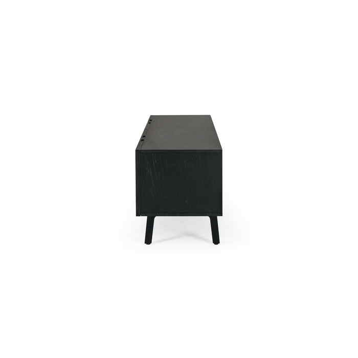 Arc TV Stand - Black Oak - Paulas Home & Living
