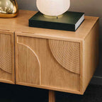 Arc TV Stand - Natural Oak - Paulas Home & Living
