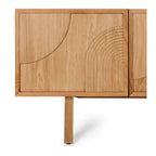 Arc TV Stand - Natural Oak - Paulas Home & Living