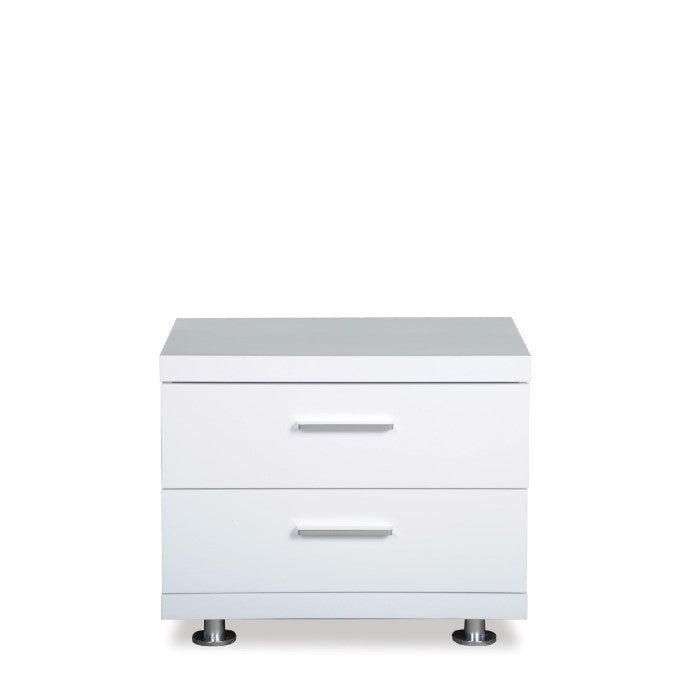 Arctic Bedside 2 Drawer - Paulas Home & Living