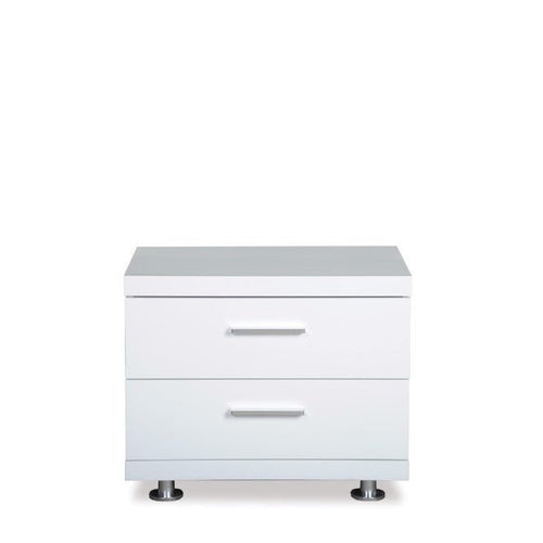 Arctic Bedside 2 Drawer - Paulas Home & Living