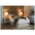 Aria Bedside - 2 Drawer Open Shelf Top - Paulas Home & Living
