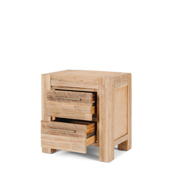 Arlo 2 Drawer Bedside - Paulas Home & Living