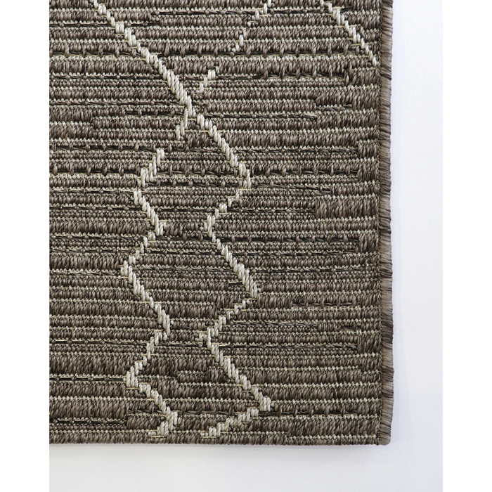 Aruba Outdoor Rug - Graphite - Paulas Home & Living