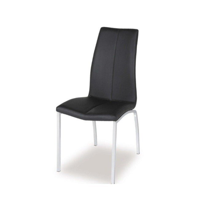 Asama Dining Chair - Black PU - Paulas Home & Living