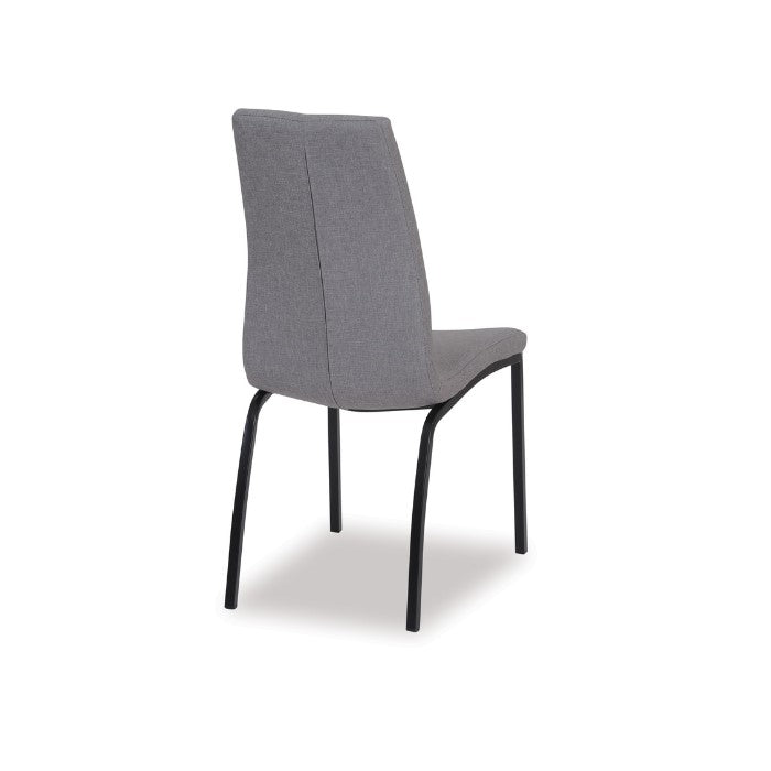 Asama Dining Chair - Light Grey fabric - Paulas Home & Living