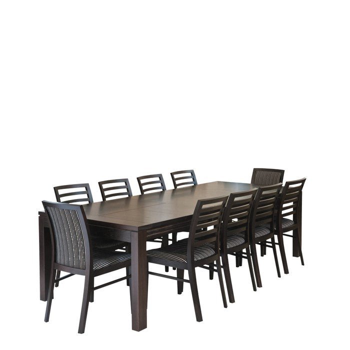 Attra Dining Table - Double Extension 1750w to 2150w to 2550w - Paulas Home & Living
