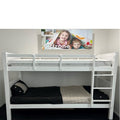 Ava Bunk - White - Single & King Single (Suitable for Commercial) - Paulas Home & Living