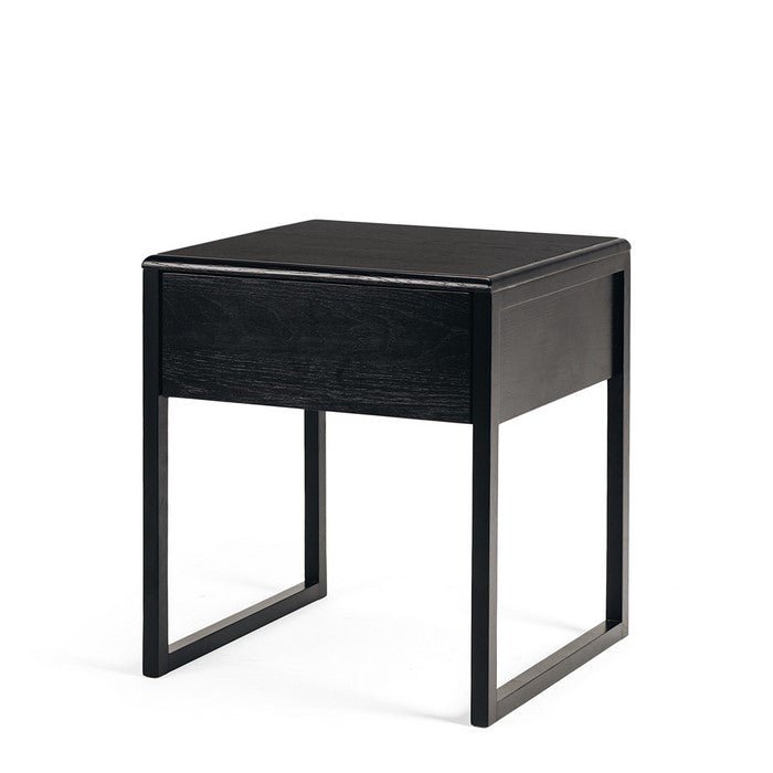 Avalon Black Oak Side Table - Paulas Home & Living