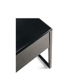 Avalon Black Oak Side Table - Paulas Home & Living