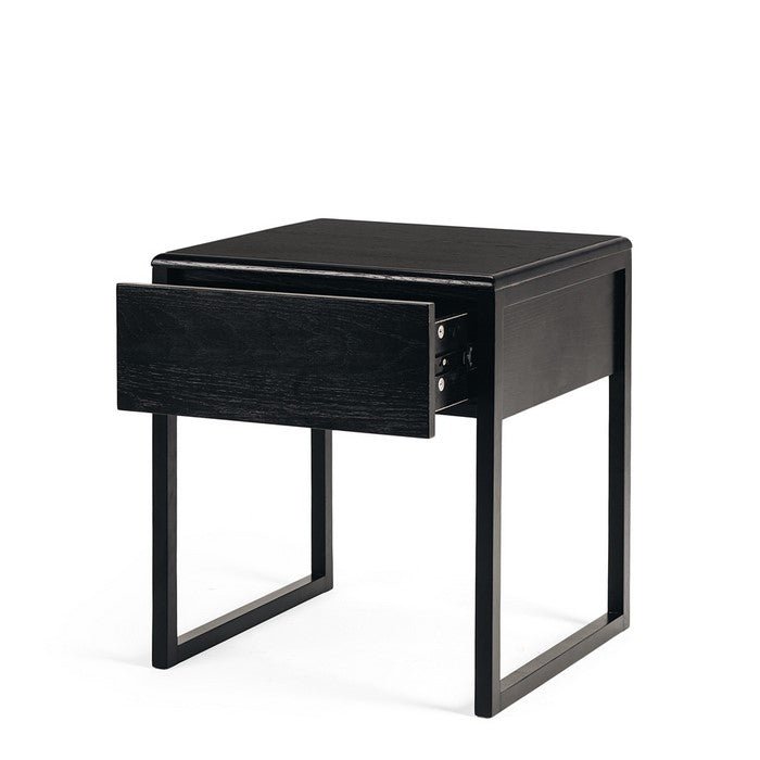 Avalon Black Oak Side Table - Paulas Home & Living