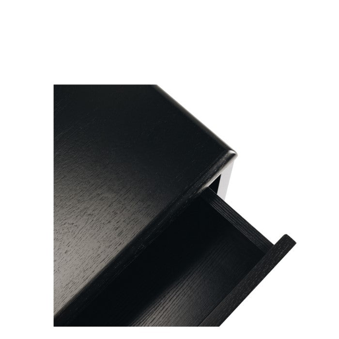 Avalon Black Oak Side Table - Paulas Home & Living