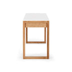 Avalon Desk - Oak with Marble top - Paulas Home & Living
