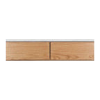 Avalon Desk - Oak with Marble top - Paulas Home & Living