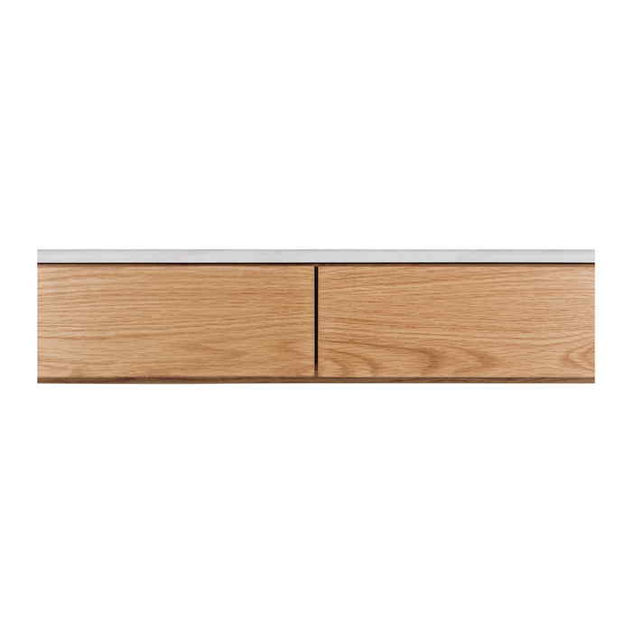 Avalon Desk - Oak with Marble top - Paulas Home & Living