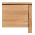 Avalon Natural Oak Side Table (Oak Top) - Paulas Home & Living