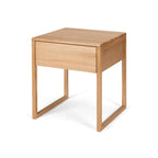 Avalon Natural Oak Side Table (Oak Top) - Paulas Home & Living
