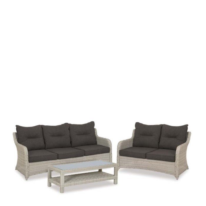 Bali Wicker Outdoor Suite (3 Pce) - Paulas Home & Living