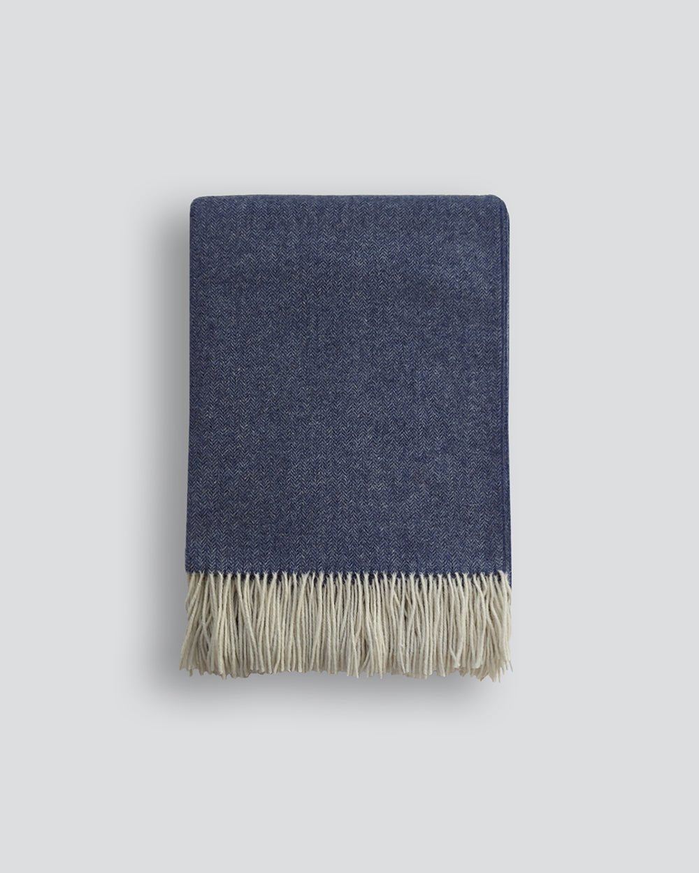 Bambina Aegean Blue Throw - Merino and Cashmere - Paulas Home & Living