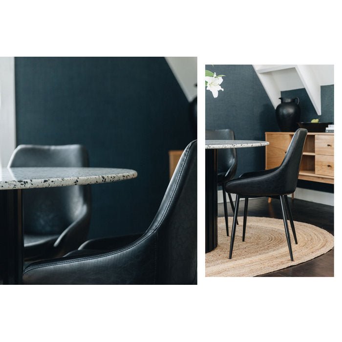 Bari Dining Chair - Black - Paulas Home & Living
