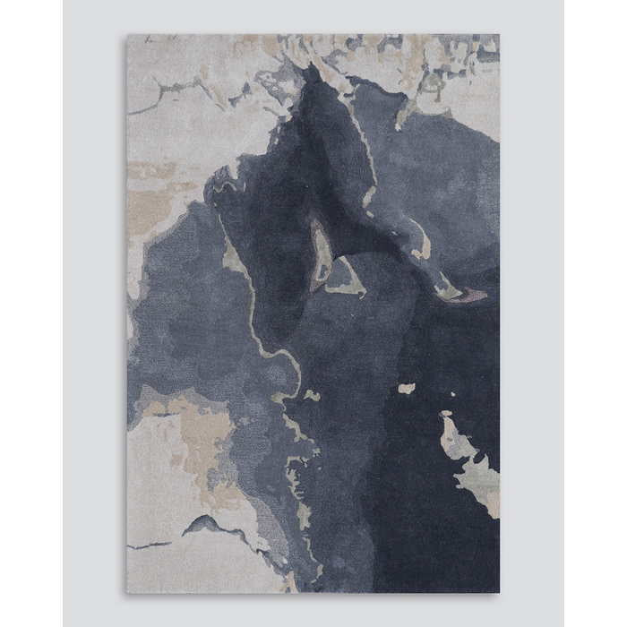 Basalt Floor Rug - Charcoal Multi (Wool Blend) - Paulas Home & Living