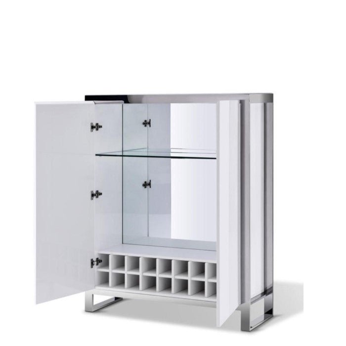 Bianca Showcase Wine Holder - Black or White - Paulas Home & Living