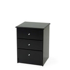 Black Pearl 3 Drawer Bedside - Paulas Home & Living
