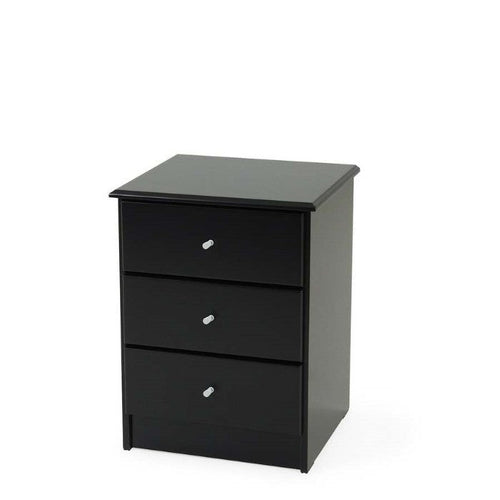 Black Pearl 3 Drawer Bedside - Paulas Home & Living