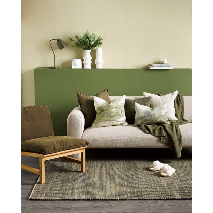 Boardwalk Floor Rug - Khaki (Wool Blend) - Paulas Home & Living