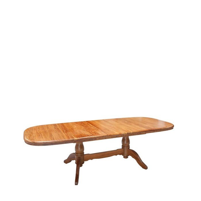 Brunswick Double Pedestal Extension - 1900 to 2600 - Thickened Edge - Paulas Home & Living