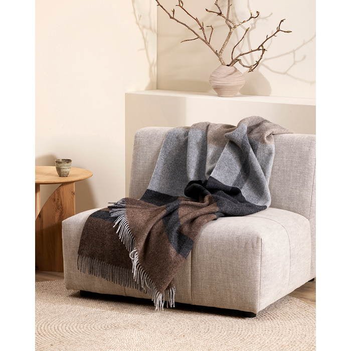 Brunswick Throw - Bracken (100% Wool) - Paulas Home & Living