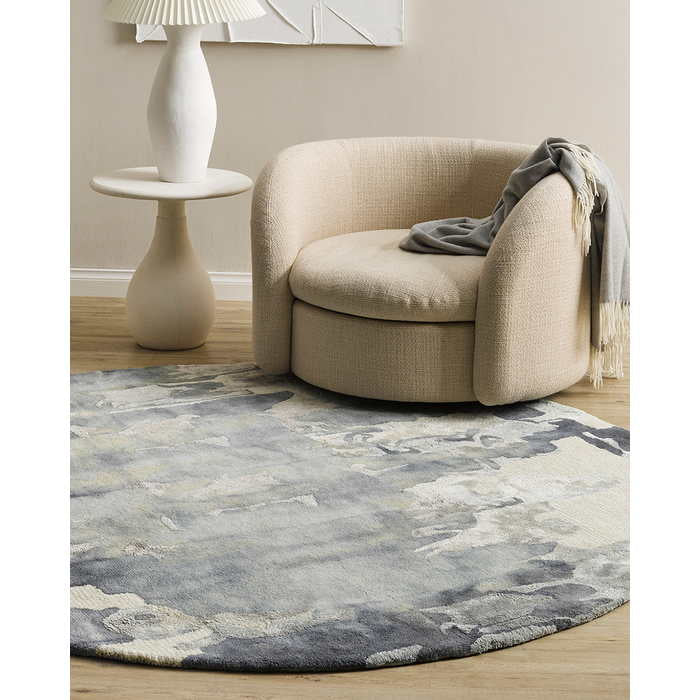 Cape Brett Round Floor Rug (Wool Blend) - Paulas Home & Living