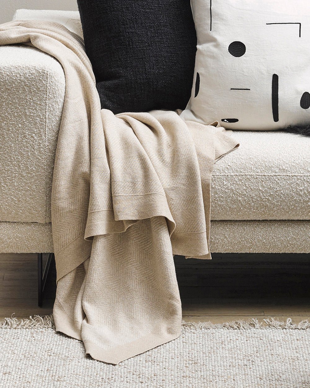 Carmel Fawn Throw - Paulas Home & Living