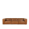 Cassia 3 Seater Leather Sofa - Paulas Home & Living