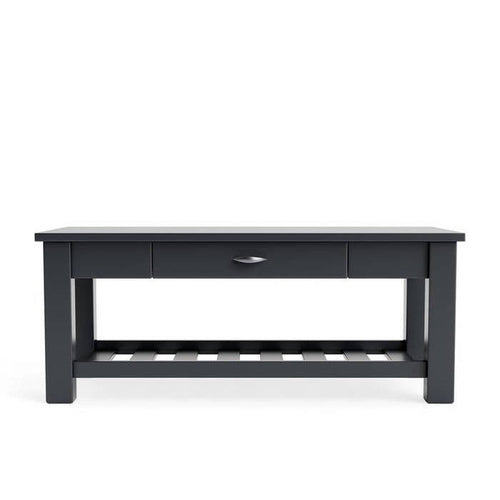 Charlton Coffee Table - with Rack and Drawer - Paulas Home & Living