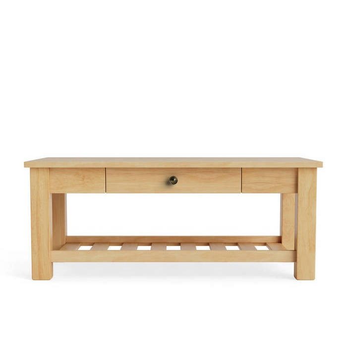 Charlton Coffee Table - with Rack and Drawer - Paulas Home & Living