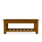 Charlton Coffee Table - with Rack and Drawer - Paulas Home & Living
