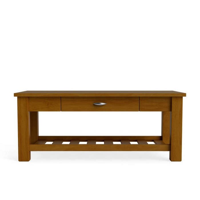 Charlton Coffee Table - with Rack and Drawer - Paulas Home & Living