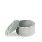 Chest Ottoman with Storage - Grey velvet - Paulas Home & Living