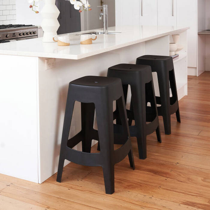 Claudia Barstool 680h - Black - Paulas Home & Living