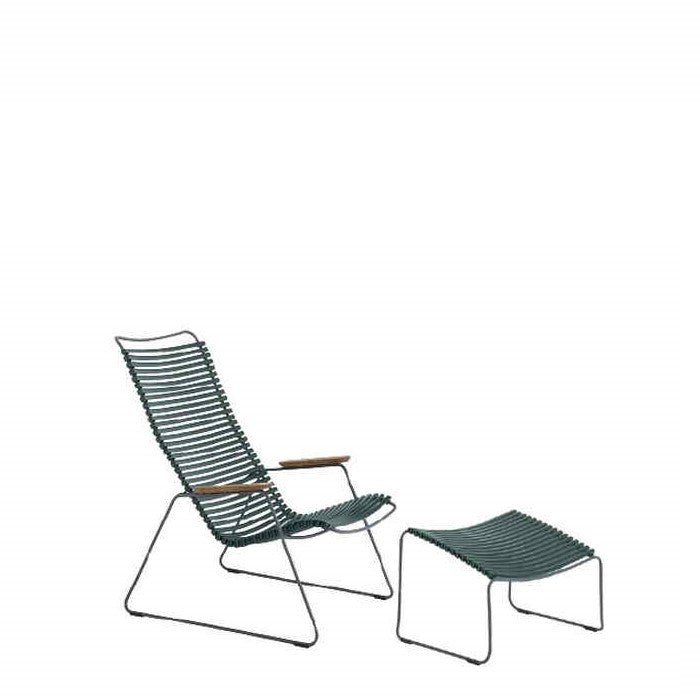 Click Outdoor Lounge Chair with Footrest - Lots of Colours to Suit - Paulas Home & Living