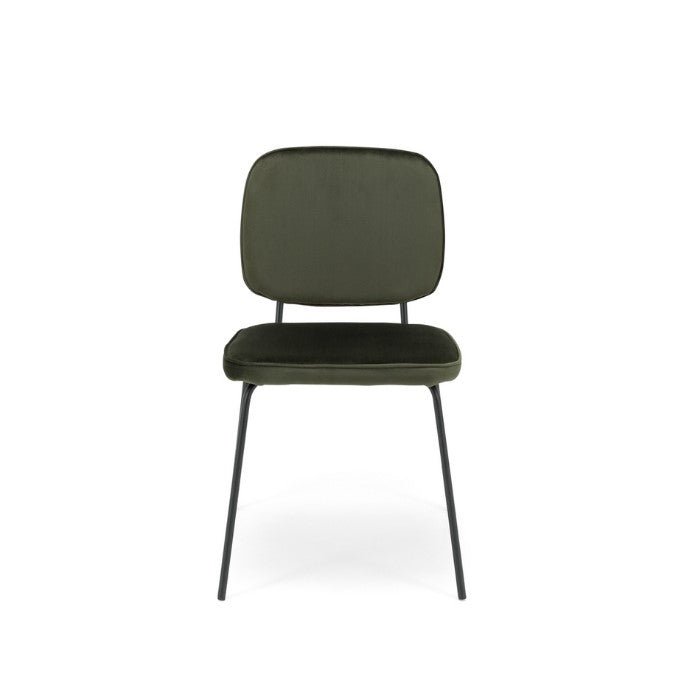Clyde Dining Chair - Stackable - Olive - Paulas Home & Living