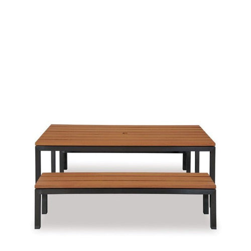 Coast Outdoor Dining Suite 2000 (3 Pce) - Matt Black - Paulas Home & Living