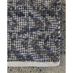 Conway Floor Rug - Faded Denim (Jute/Cotton) - Paulas Home & Living